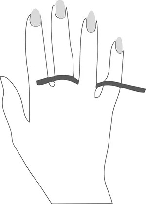 hand ring size
