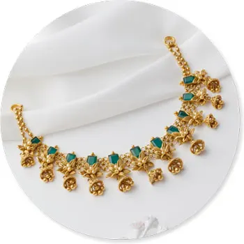 gold necklace for bride best jewellery store in Mehsana