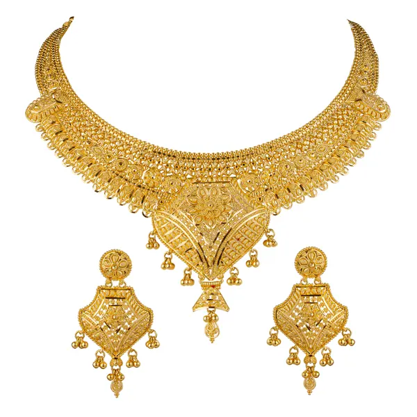 Elegant Gold Necklace Designs