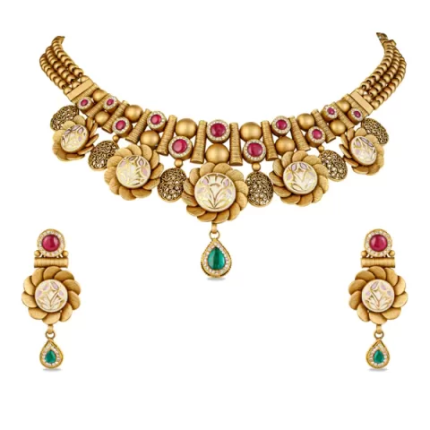 gold necklace designs for women