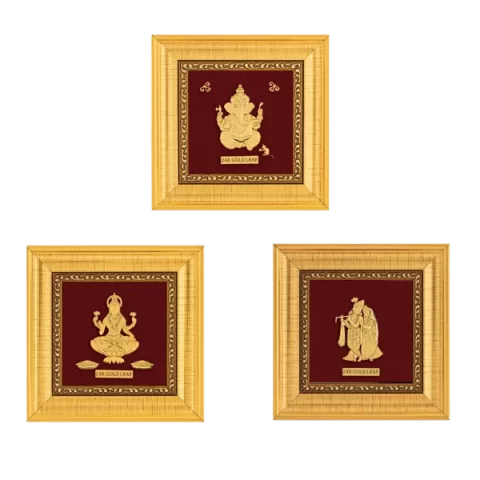 Lord 24kt Fine Gold Idols Frame