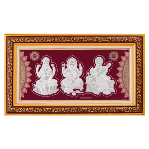 Silver Idols Frame Of Three God