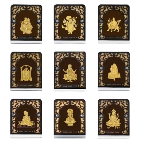 24kt Fine Gold Idols Frame