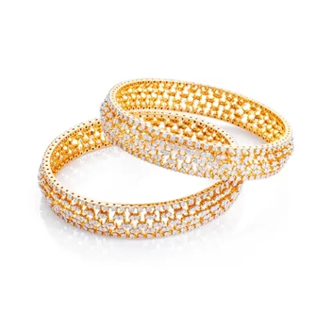 Broad Bold Radiance Diamond Bangles