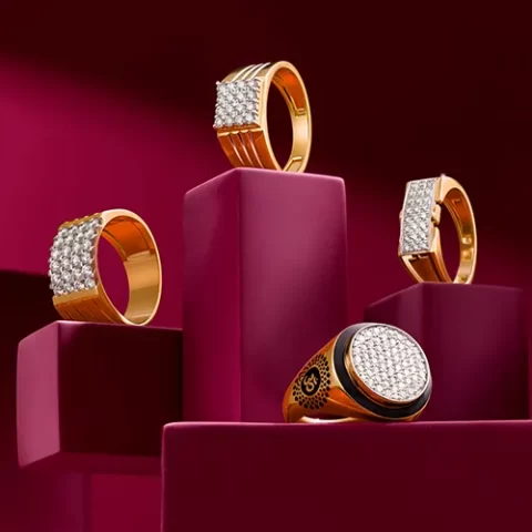 Royal Signet Diamond Men’s Rings