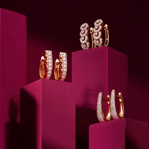 Twilight Spark Diamond Earrings