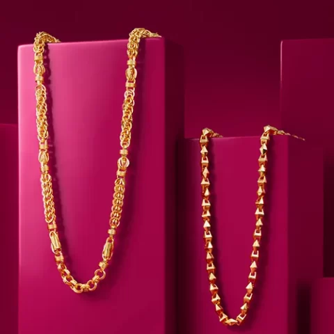 Classic Pure Men Gold Chain