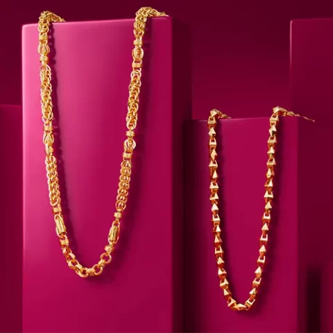 Emperor Twist Men’s Gold Chains