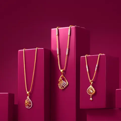 Pure Sparkle Gold Pendant Sets