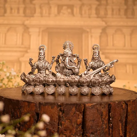 Lakshmi Ganesh Saraswati Idol