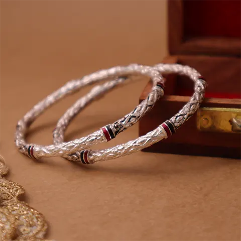 Classic Silver Bangles