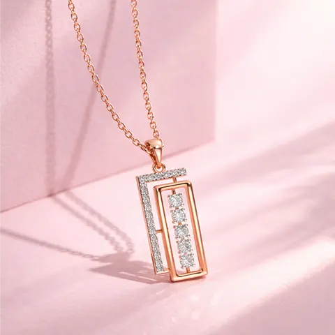 Edge Luxe Diamond Pendant Chain