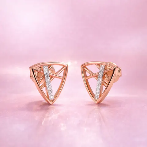 Eternal Circle Drop Diamond Earring