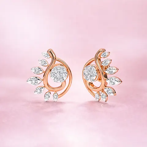 Royal Oval Diamond Earrings