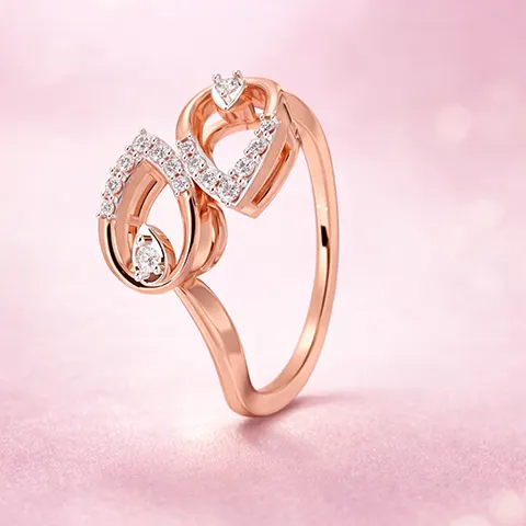 Royal Rose Infinity Diamond Ring