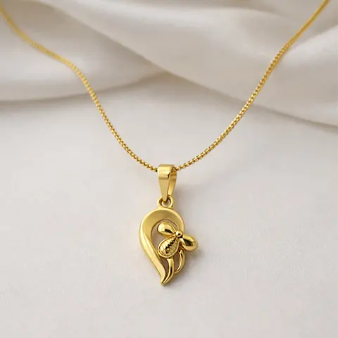 Soft Wing Gold Pendant chain