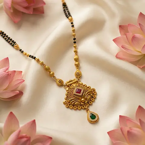 Royal Mangalsutra Pendant Set