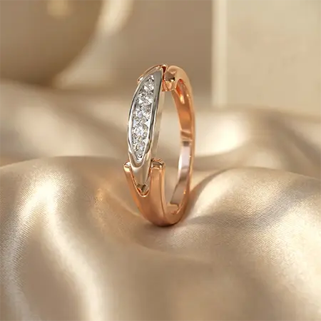 Dual-Tone Infinity Band Ring (Copy)