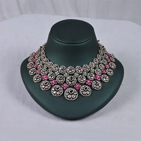 Polki Medallion Choker