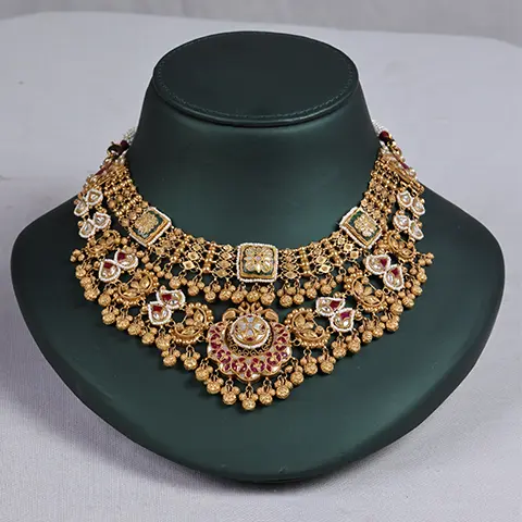 Gold Kundan Bridal Choker